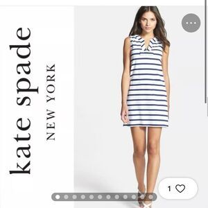 Kate Spade ♠️ Tropez Striped Sleeveless Dress Bow